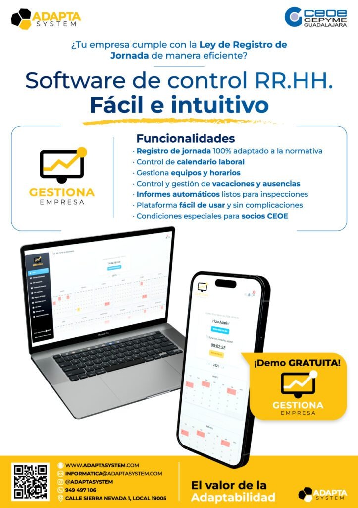 Convenio Gestiona Empresa con CEOE-CEPYME Guadalajara